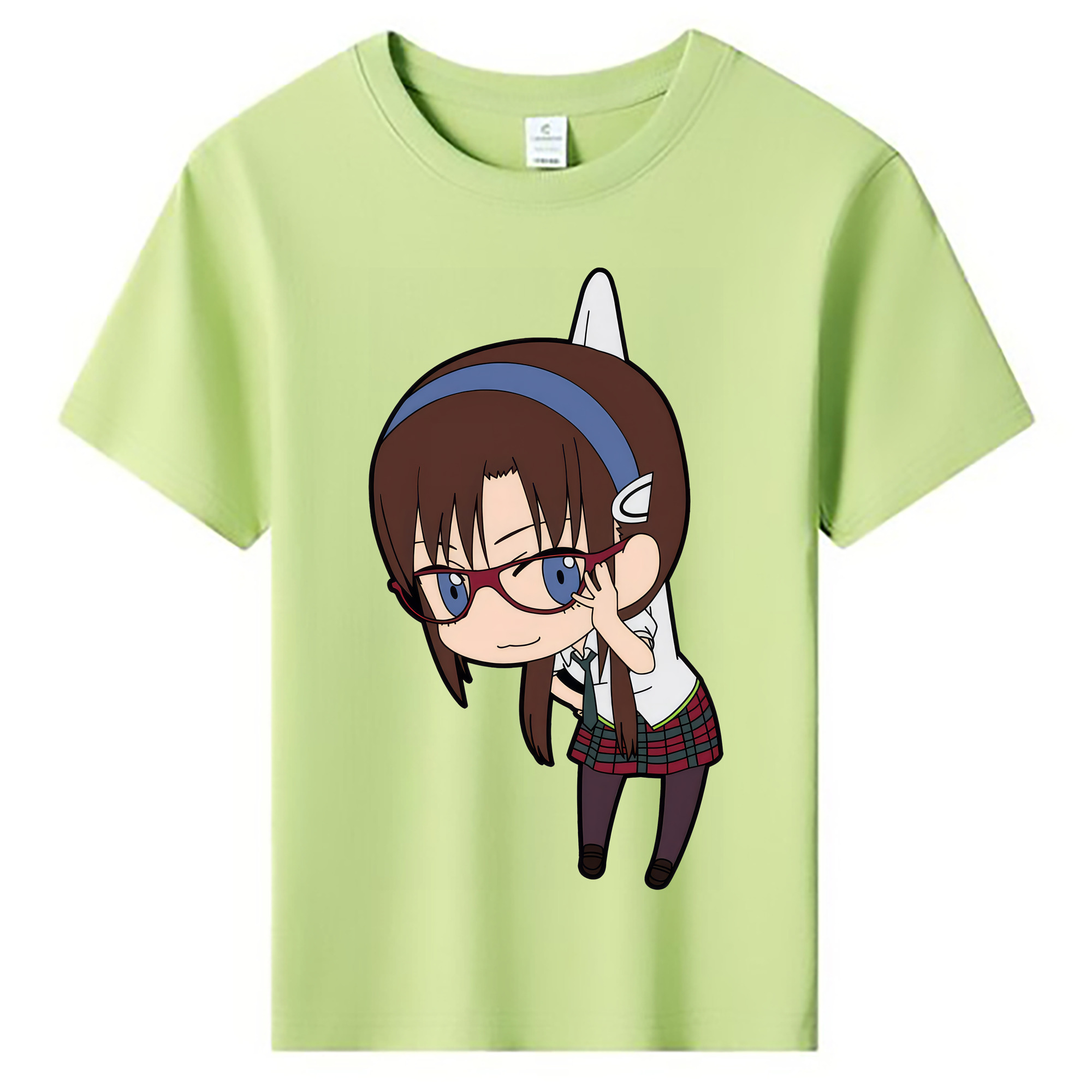 （画像用） EVA 新世紀エヴァンゲリオン 綿100％キッズTシャツ（フロントプリント）